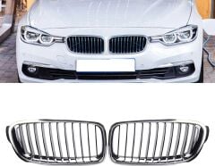 BMW 3 SERİSİ F30 PANJUR KROM TEK ÇİZGİ (BÖBREK)  2012 2018 uyumlu