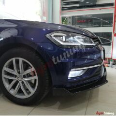 Volkswagen Golf 7.5 Ön Lip Parlak Siyah, Kulaklı Voltex İthal