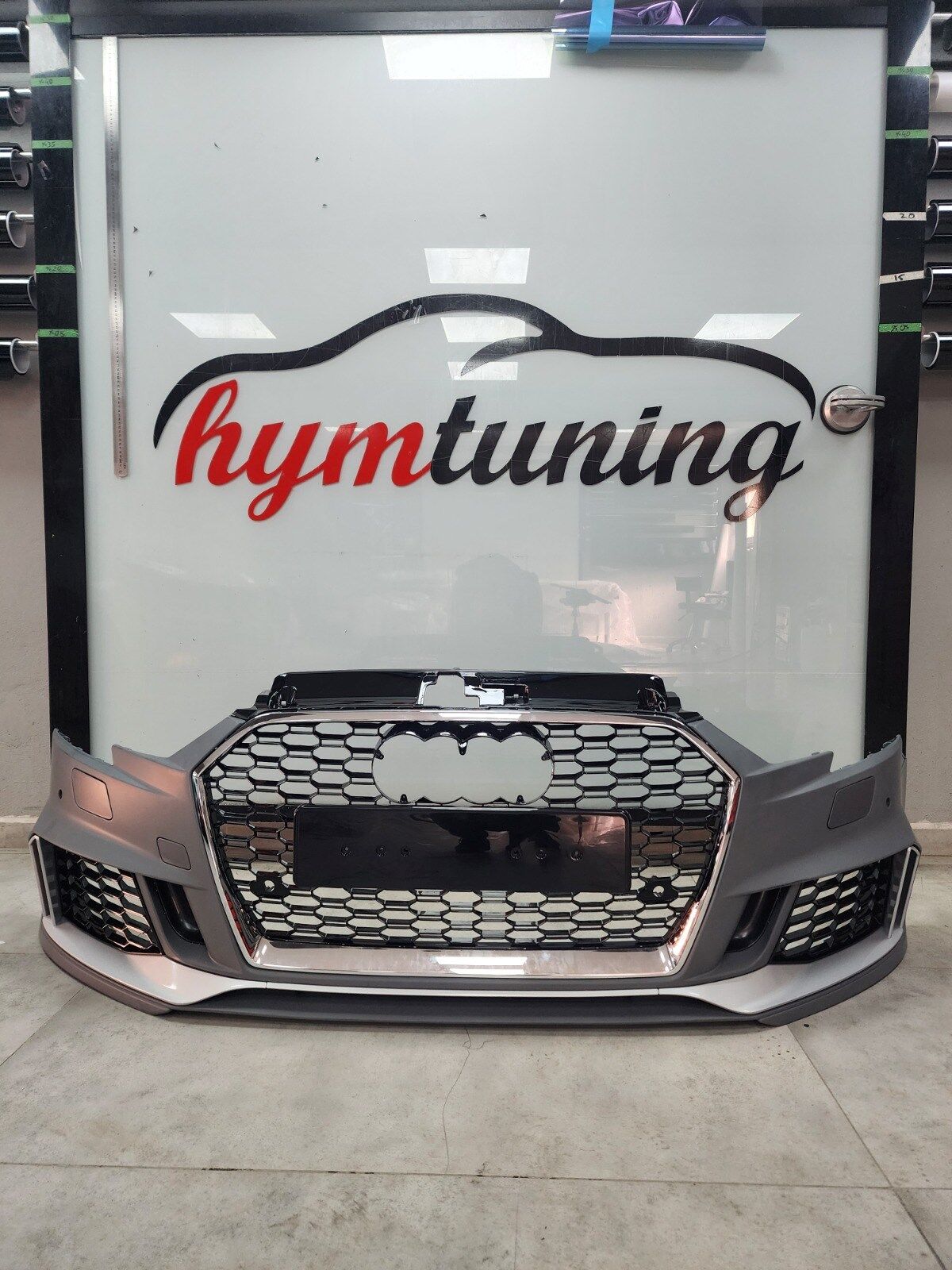 AUDI A3 2016-2020 RS3 ÖN TAMPON PANJUR SETİ - SEDAN (8V MAKYAJLI KASA)