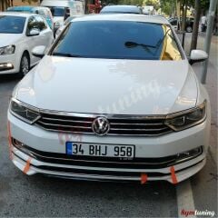 VW Passat B8 Ön Tampon Eki, ABS Plastik, Boyasız, 2015 2018 uyumlu