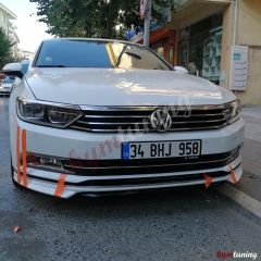 VW Passat B8 Ön Tampon Eki, ABS Plastik, Boyasız, 2015 2018 uyumlu
