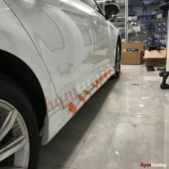VW Passat B8 Rline Marşpiyel Takımı, Beyaz Boyalı, LC9A, Passat B8 Yan Etekler, 2015 2022 UYUMLU