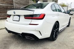 BMW 3 SERISI G20 2019+ DIFÜZÖR 3.40i VE KROM EGZOZ SETİ ( M-Sport)