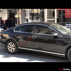 Volkswagen Passat B8 Cam Rüzgarlığı, Kromlu, Sunplex, Krom Çıtalı Ön Arka Sağ Sol Kapı Rüzgarlığı