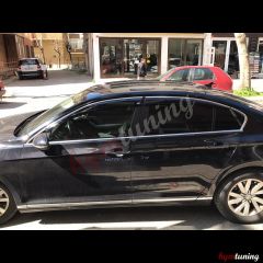 Volkswagen Passat B8 Cam Rüzgarlığı, Kromlu, Sunplex, Krom Çıtalı Ön Arka Sağ Sol Kapı Rüzgarlığı