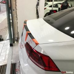 VW PASSAT B8 Spoiler A+ Kalite 2015 2021, Parlak Siyah, Arka Bagaj Çıtası, ABS Plastik Piano Black