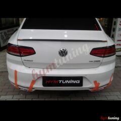 VW PASSAT B8 Spoiler A+ Kalite 2015 2021, Parlak Siyah, Arka Bagaj Çıtası, ABS Plastik Piano Black
