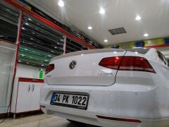 VW PASSAT B8 Spoiler A+ Kalite 2015 2021, Parlak Siyah, Arka Bagaj Çıtası, ABS Plastik Piano Black