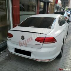VW Passat B8 Spoiler Parlak Siyah, ABS Plastik, HAM PARLAK SİYAH, SUNPLEX