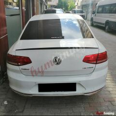 VW Passat B8 Spoiler Parlak Siyah, ABS Plastik, HAM PARLAK SİYAH, SUNPLEX