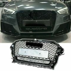 AUDI A3 2013-2016 PANJUR RS3 SIYAH - QUATRO YAZILI