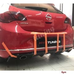 Opel Astra J HB - Difüzör, Parlak Siyah, 2012 2015, Makyajlı Kasa Uyumlu