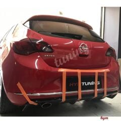 Opel Astra J HB - Difüzör, Parlak Siyah, 2012 2015, Makyajlı Kasa Uyumlu