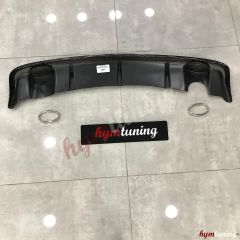 Opel Astra J SD Difüzör OPC Line, Piano Black ABS Krom Egzoz Uçlu, 2012 2018 Parlak Siyah Arka Ek