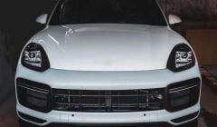 Cayenne 2014-2017 için full facelift 2018+ Turbo Body kit (Farlar Dahil)