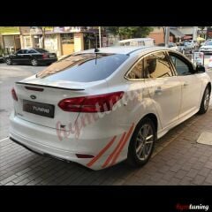 Ford Focus 3 Arka Tampon Eki, Boyasız ABS PLastik, Sport Çıkışsız Mat, HB ve Sedan UYUMLUDUR