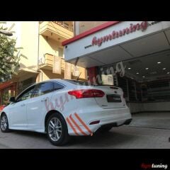 Ford Focus 3 Arka Tampon Eki, Boyasız ABS PLastik, Sport Çıkışsız Mat, HB ve Sedan UYUMLUDUR