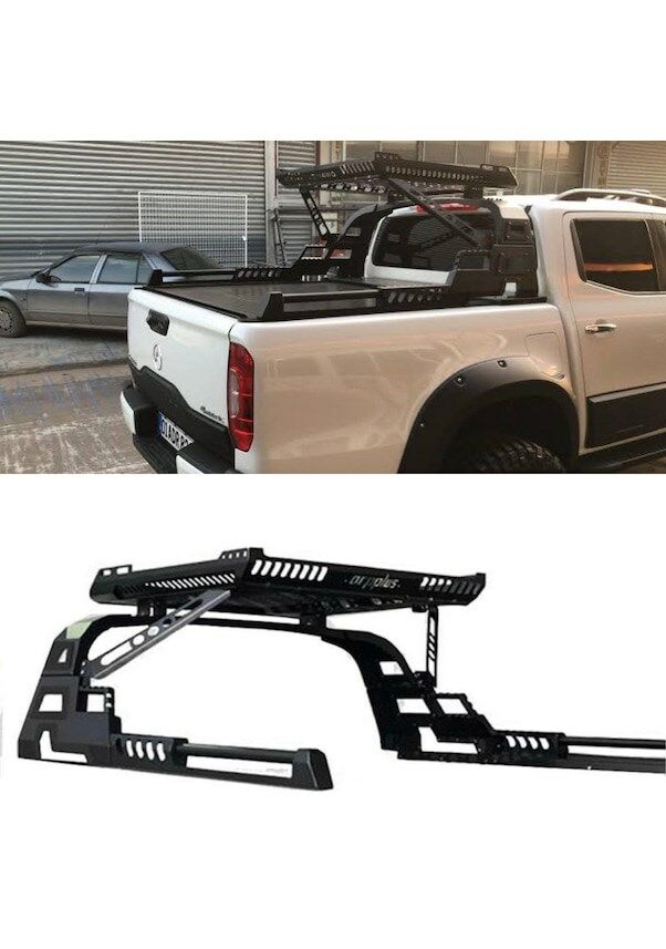Mercedes X class sepetli rolbar  XClass Sepetli Rollbar W470 uyumlu