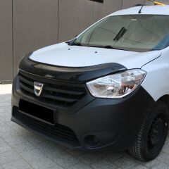 Dacia Lodgy Kaput Rüzgarlığı 2012 Sonrası Kaput Koruyucu, Piano Black ABS Plastik