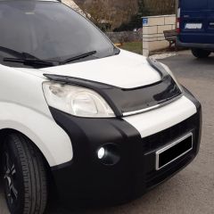 Citroen Nemo Kaput Rüzgarlığı / Koruyucu 2007+ Piano Black Parlak Siyah ABS Plastik