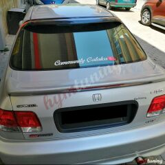 Honda Civic Cam Üstü Spoiler Parlak Siyah, 1998-2000