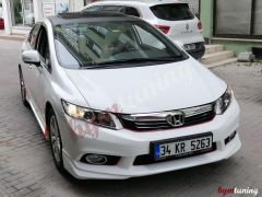 Honda Civic FB7 Ön Tampon Eki, Modulo Ön Karlık, Boyasız, Plastik