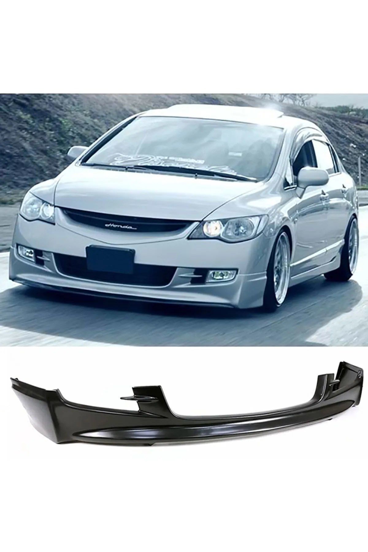 Honda Civic Fd6 2006-2009 Arası Plastik Ön Ek Boyasız