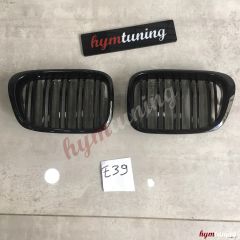 BMW 5 Serisi E39 Panjur, M5 Böbrek, Piano Black, Çift Tırnak