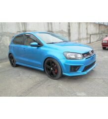 VW Polo 2009-2017 R-Line Yan Marşpiyel, Boyasız, ABS Plastik, Sağ Sol Takım