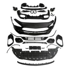 MERCEDES W118 CLA 45 FULL BODY KIT (ÖN TAMPON , PANJUR,DİFÜZÖR,EGZOZ)