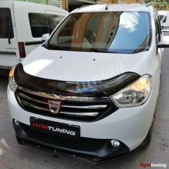 Dacia Lodgy Ön Tampon Lipi, Piano Black Parlak Siyah, ABS Plastik