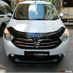 Dacia Lodgy Ön Tampon Lipi, Piano Black Parlak Siyah, ABS Plastik