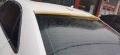 Audi A4 B8 Cam Üstü M4 Spoyler, Piano Black, ABS PLASTİK, ARKA CAM RÜZGARLIĞI YARASA SPOİLER