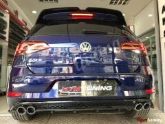 Volkswagen Golf 7.5 R Arka Tampon + Difüzör 4 Egzoz Sağ + Sol