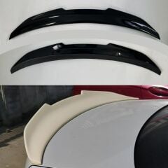 BMW G20 PSM Spoiler Abarth Yarasa Spoyler Piano Black ABS Plastik 2019 ve üzeri uyumlu, Parlak Siyah