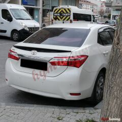 Toyota Corolla Spoyler Kalın Model, Parlak Siyah, E170 Spoiler, 2013 2018 Uyumlu