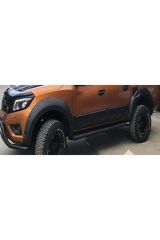 Nissan Navara 2014+ Kapı Kaplaması Seti Mat Siyah 4 Parça