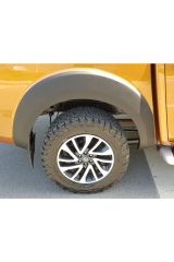 Nissan Navara Çamurluk Dodik Set NP300 AdBlue Düz Mat Siyah, 2014