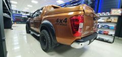 Nissan Navara Çamurluk Dodik Set NP300 AdBlue Düz Mat Siyah, 2014