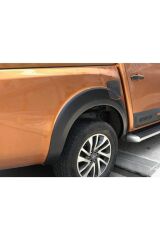 Nissan Navara Çamurluk Dodik Set NP300 AdBlue Düz Mat Siyah, 2014