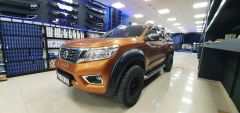 Nissan Navara Çamurluk Dodik Set NP300 AdBlue Düz Mat Siyah, 2014