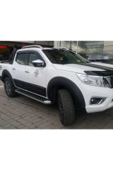 Nissan Navara Çamurluk Dodik Set NP300 AdBlue Düz Mat Siyah, 2014