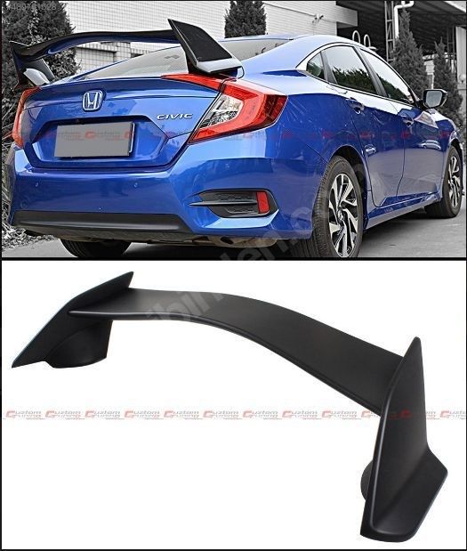 Honda civic fc5 typer spoiler spoyler ithal boyasız 1. sınıf ürün abs plastik
