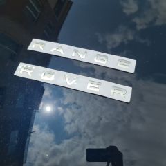 Range Rover GRİ Arka Arma, Range Rover Yazısı, Silver Renk, Gümüş Gri