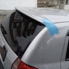 Hyundai Getz Spoiler, Piano Black ABS plastik, Getz Cam Üstü Spoyler, Parlak Siyah Boyalı, 2006 2011