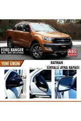 Ranger T6 Batman Yarasa Ayna Kapağı Sinyalli Piano Black / 2016-2021