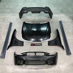 Bmw F30 M3 body kit F80 tampon seti ÖN ARKA TAMPON YAN MARŞPİYEL PANJUR GOODGOO
