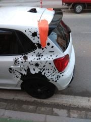 VW Polo Mk5 GTI Spoyler, Piano Black ABS PLASTİK 2008 2017 UYUMLU, Parlak Siyah Boyalı