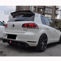 VW Golf 5 Osir Spoyler, Piano Black 2003 2008 Spoon Spoiler ABS Plastik Parlak Siyah Aksesuar Tuning
