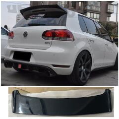VW Golf 5 Osir Spoyler, Piano Black 2003 2008 Spoon Spoiler ABS Plastik Parlak Siyah Aksesuar Tuning